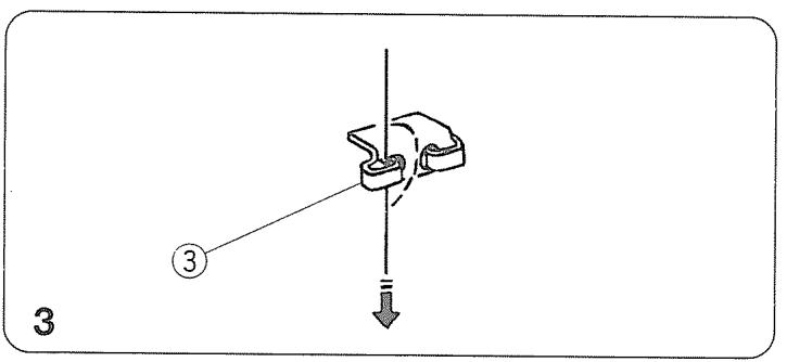 JANOME MY LOCK 204D - Enfilage du boucleur inférieur - 10