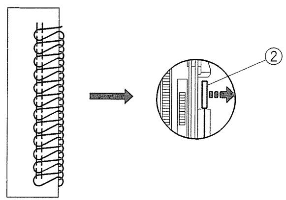 JANOME MY LOCK 204D - Activation du couteau supérieur - 3