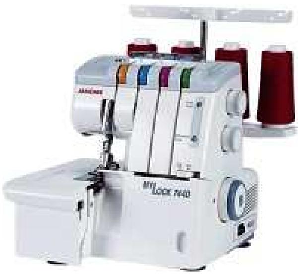 JANOME LOCK 744 D - Lock 744 D : Surjeteuse Robuste et Silencieuse - 1