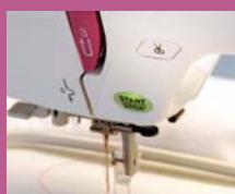 JANOME MC 350E - Coupe fil automatique : du fil supérieur et inférieur - 1