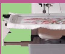 JANOME MC 350E - Chariot de broderie intégré - 1