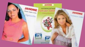 JANOME MC 350E - Logiciels JANOME : - 1