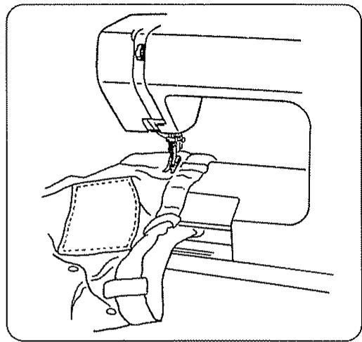 JANOME EASY JEANS 22 - Section 2. preparation de la machine a COUDRE - 4