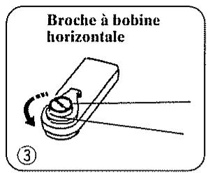 JANOME EASY JEANS 22 - Bobinage d'une canette - 1