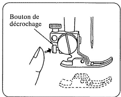 JANOME EASY JEANS 22 - Changement de pied presseur - 2