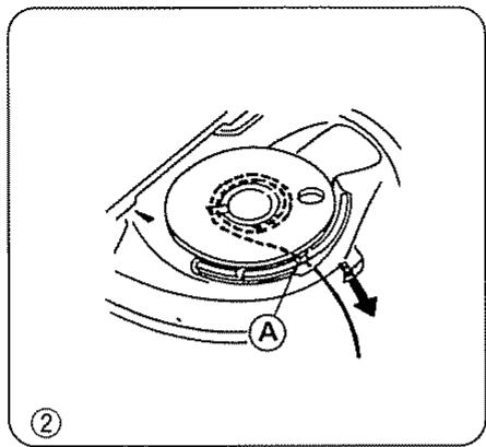 JANOME EASY JEANS 22 - Enfilage de la canette (fin) - 2