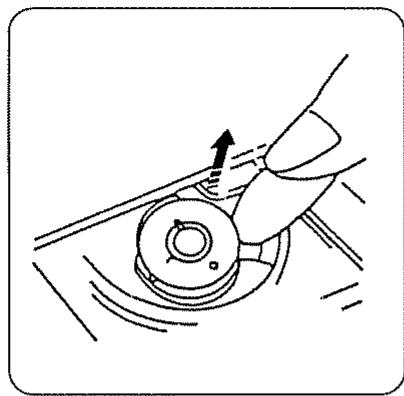 JANOME EASY JEANS 22 - Enfilage de la canette - 2