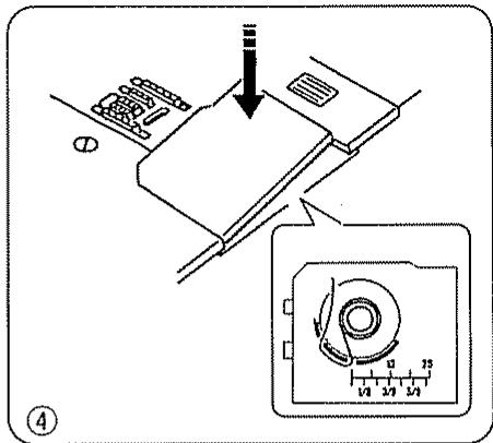 JANOME EASY JEANS 22 - Enfilage de la canette (fin) - 4