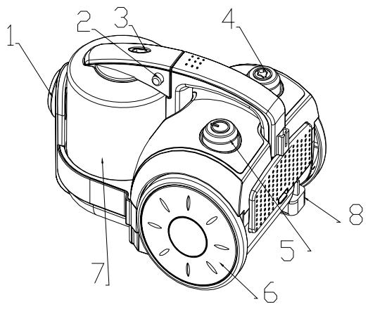 SUPPORTPLUS ASPIRATEUR CYCLONE SP-EZSS-1600 - Listes des pieces principales - 1