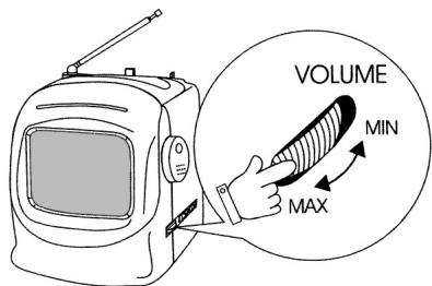 SUPPORTPLUS MINI-TV RADIO SP-PTV-9000 - MISE EN ROUTE DE LA FONCTION TÉLÉVISEUR - 3