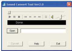SUPPORTPLUS MP3 MULTI-MEDIA PLAYER SP-MP366A-1028 - - Convertir des fichiers du format ACT au format WAV - 1