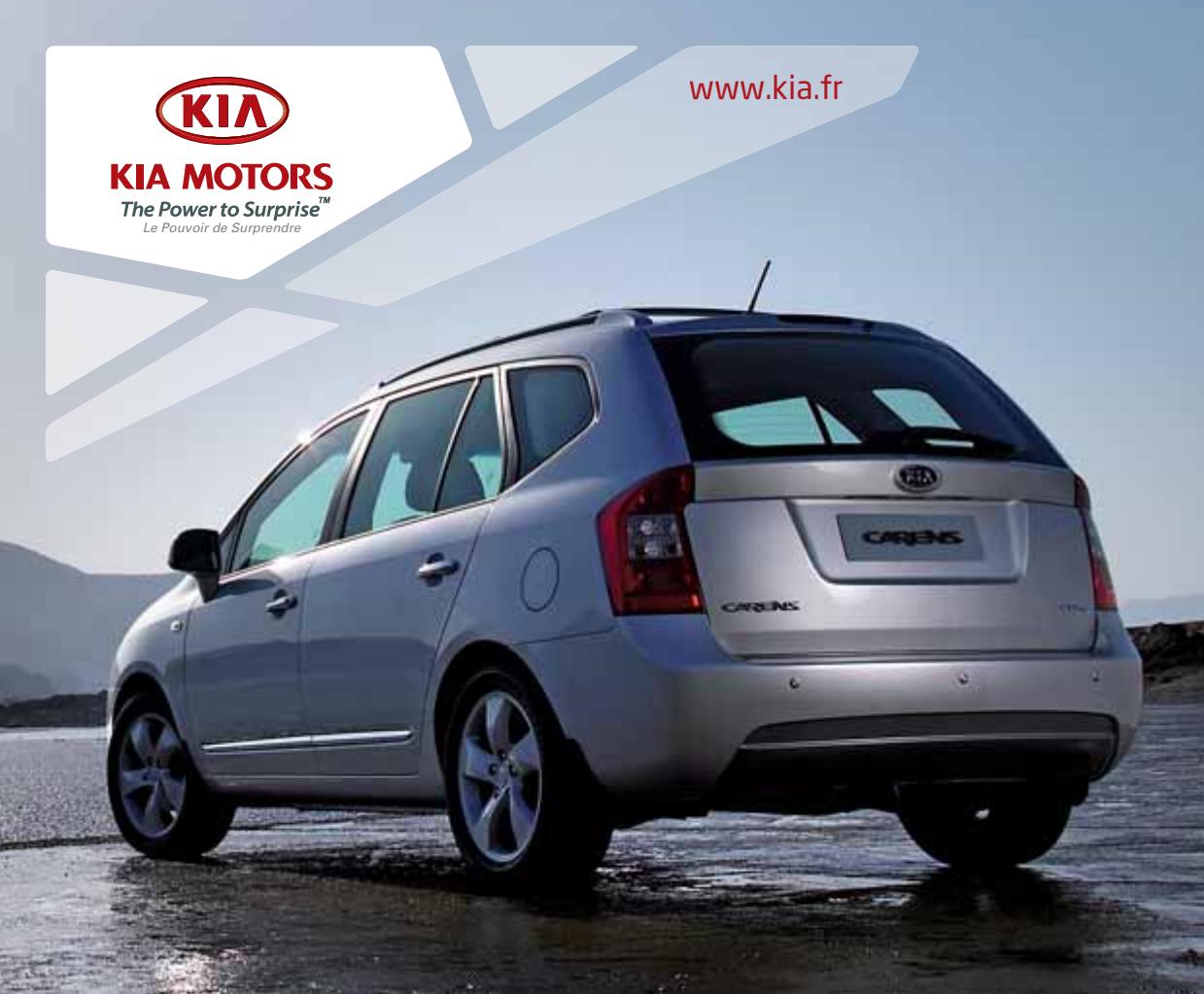 KIA CARENS - SPECIFICATIONS TECHNIQUES KIA CARENS - 1