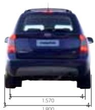 KIA CARENS - DIMENSIONS - 3