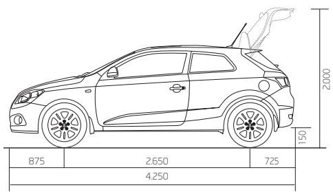 KIA PRO CEED - DIMENSIONS - 2
