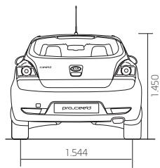 KIA PRO CEED - DIMENSIONS - 3