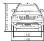 KIA MOHAVE - Dimensions [mm] - 2