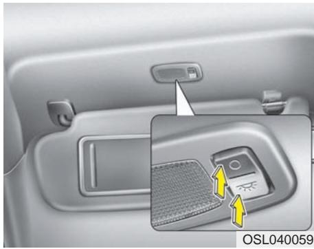 KIA SPORTAGE 3 - Fonction d'éclairage interieur d'accueil (si équipé) - 2