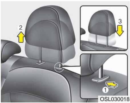 KIA SPORTAGE 3 - Réglage de la hauteur - 1