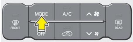 KIA SPORTAGE 3 - Commande manuelle du chiffage et de la climatisation - 1