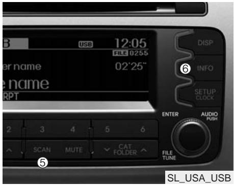 KIA SPORTAGE 3 - Bouton de seLECTION de piste - 1