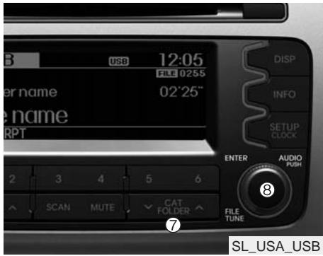 KIA SPORTAGE 3 - Touche INFO - 1