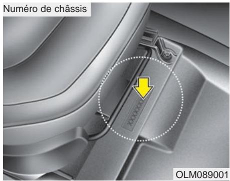 KIA SPORTAGE 3 - NUMERO D'IDENTIFICATION DU VEHICULE (NIV) - 1