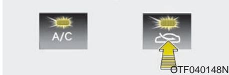 KIA OPTIMA 2011 - Commande manuelle de climatisation - 2