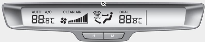 KIA OPTIMA 2011 - CLIMATISATION AUTOMATIQUE (SI ÉQUIPÉ) - 1