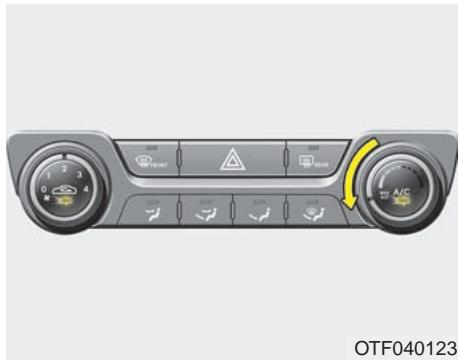 KIA OPTIMA 2011 - Niveau dégivrage (A, D) - 1