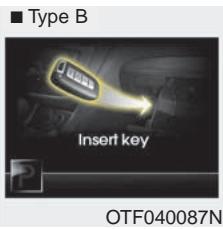 KIA OPTIMA 2011 - Avertissements à l'ACL (si équipé)   Key is not in vehicle   (La clé n'est pas dans le vehicule) - 11