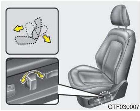 KIA OPTIMA 2011 - Position avancée ou reculée - 1