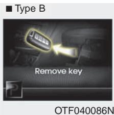 KIA OPTIMA 2011 - Avertissements à l'ACL (si équipé)   Key is not in vehicle   (La clé n'est pas dans le vehicule) - 9