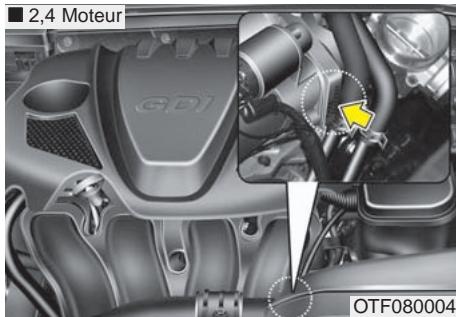 KIA OPTIMA 2011 - NUMERO DU MOTEUR - 1