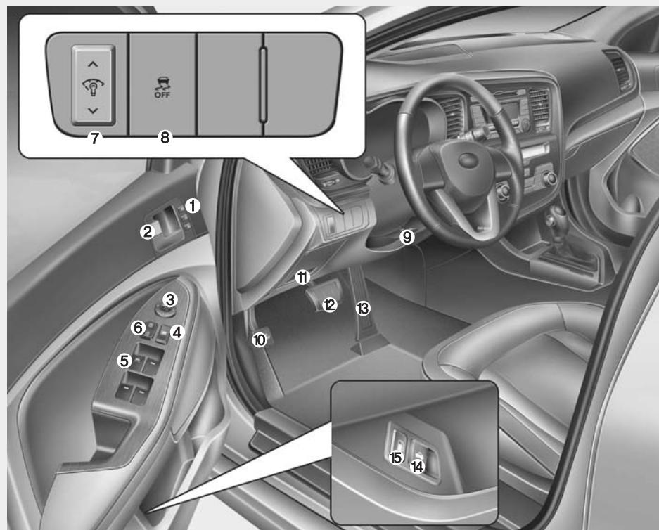 KIA OPTIMA 2011 - REGARD À L'INTÉRIEUR - 1