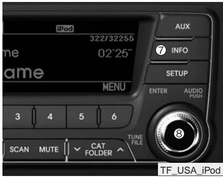 KIA OPTIMA 2011 - Bouton (MENU) - 1