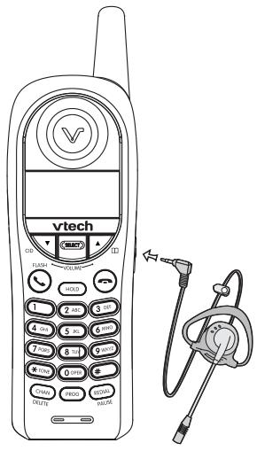 VTECH VT 5829 - Fonctionnement du casque d'écoute - 1