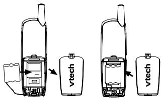 VTECH VT 5849 - Remplacer le bloc-piles du combiné - 1