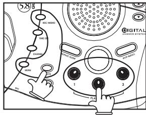 VTECH VT 5850 - Réviser votre message d'accueil - 1