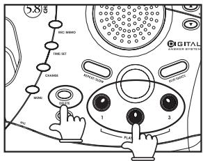 VTECH VT 5850 - Effacer les messages - 2