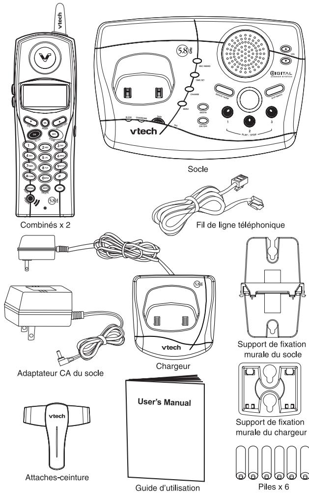 VTECH VT 5850 - Mesures de sécurité importantes - 1