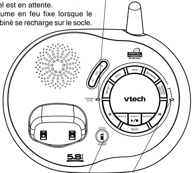 VTECH VT 5851 - VOYANT DE CHARGE/ UTILISATION 'USE/CHARGING' - 1