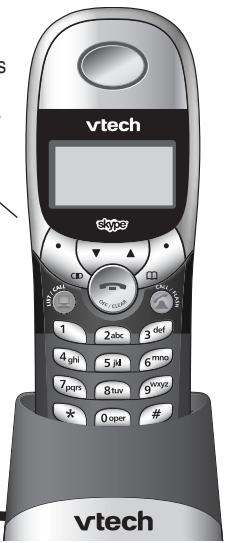VTECH VT 711 - Voyant de piles faibles - 4