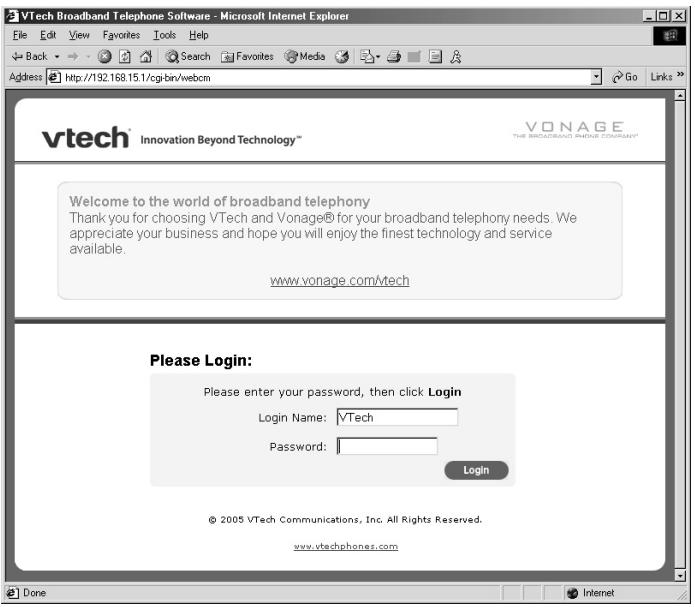 VTECH VT 8100 - Utilisateurs de l'accès DSL - 1