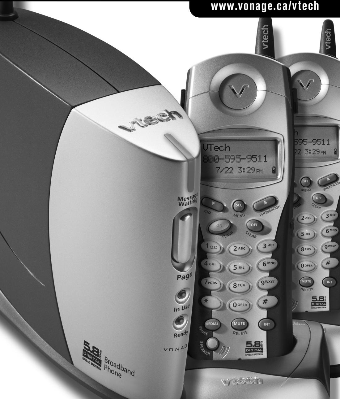 VTECH VT 8100 - IP 8100-2/8100-3 Guide de démarrage rapide - 1