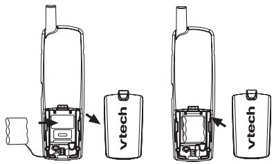 VTECH IA5870 - Remplacer le bloc-piles du combiné - 1