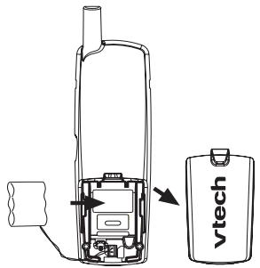 VTECH IA5870 - Installation du bloc-piles dans le combiné - 2