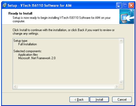 VTECH IS6110 - Installation du logiciel du téléphone IS6110 - 2