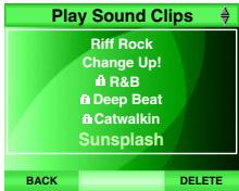 VTECH IS6110 - Lecture ou effacement des clips sonores - 3