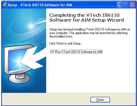 VTECH IS6110 - Installation du logiciel du téléphone IS6110 - 2