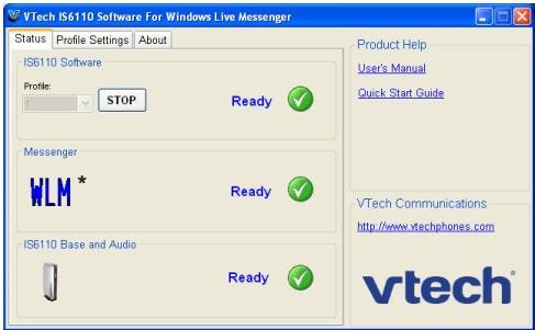 VTECH IS6110 - Executer le logiciel du téléphone IS6110 - 1